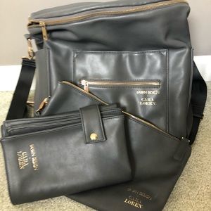 Fawn Design Diaper Bag - Limited Edition Cara Loren - Gray